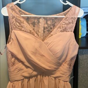 Pink long formal dress